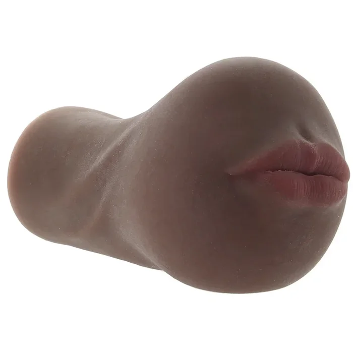 Stroke It Anatomical Mouth Stroker in Brown
