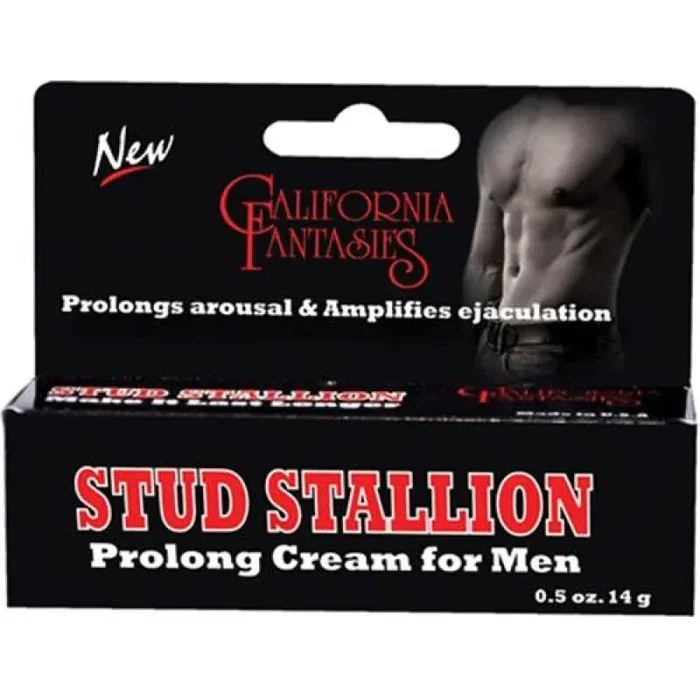 Stud Stallion – Prolong Cream for Men – 0.5 Oz. Tube – Boxed