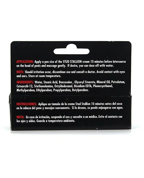 Stud Stallion Prolong Cream for Men – .05 oz Tube
