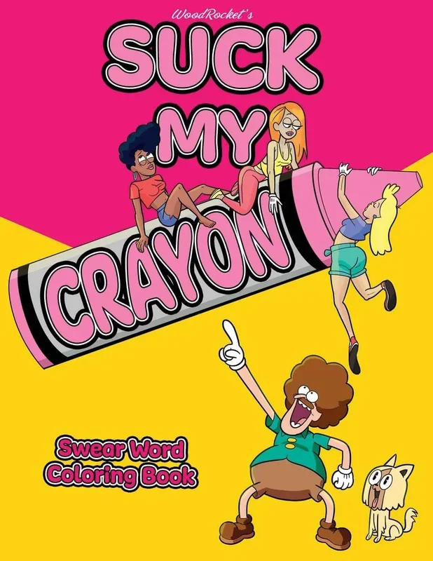 Suck My Crayon Coloring Book from Wood Rocket