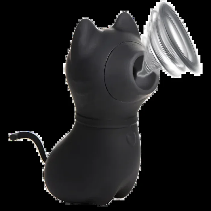 Sucky Kitty Silicone Clitoral Suction Vibrators – Black
