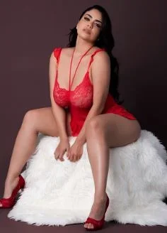 Sugar High Baby Doll and Thong Set Red 2XL