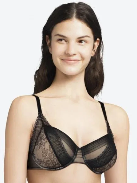 Sukeban Half-Cup Bra – Black –