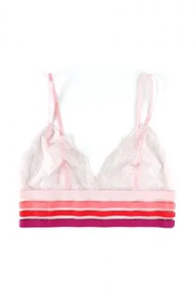 Sunset Stripe Bralette – Pink Multi –