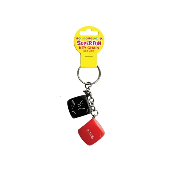Super Fun Key Chain Sex Dice
