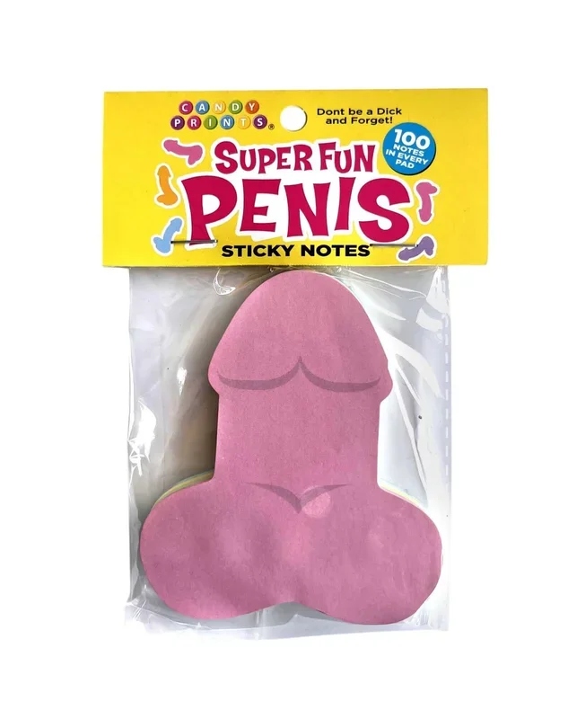 Super Fun Penis Sticky Note Pad