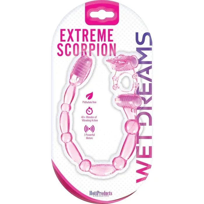 Super Xtreme Vibe Scorpion With Dual Stinger Anal Vibe – Magenta