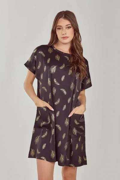 Suri Sleep Dress – Black –