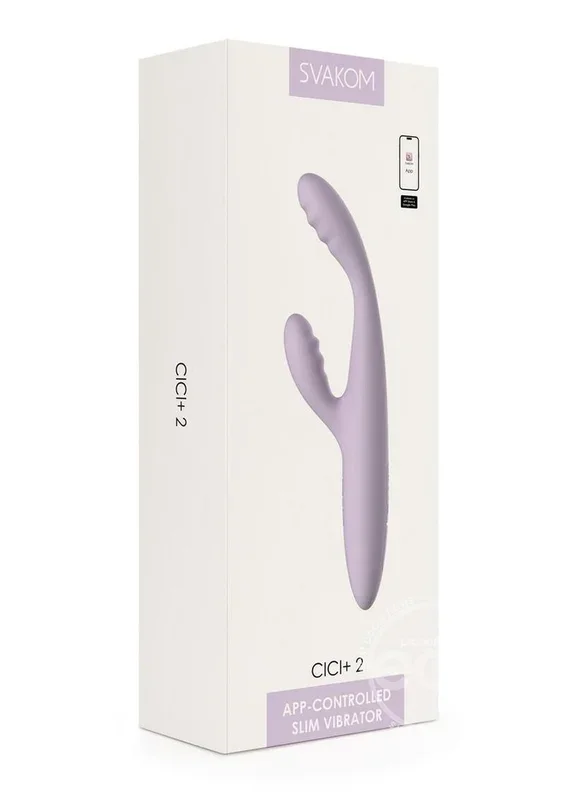 Svakom CICI Plus 2 Rechargeable Silicone App Controlled G-Spot Warming Vibrator