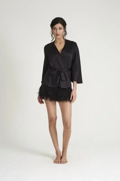 Swan Cover Up – Black –