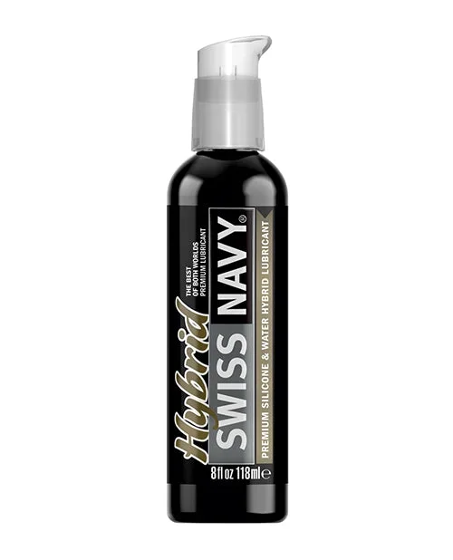 Swiss Navy Premium Hybrid Lubricant – 8 oz Bottle