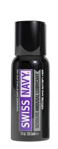 Swiss Navy Sensual Arousal Lube 1 fl oz | Water-Based Couples Lubricant