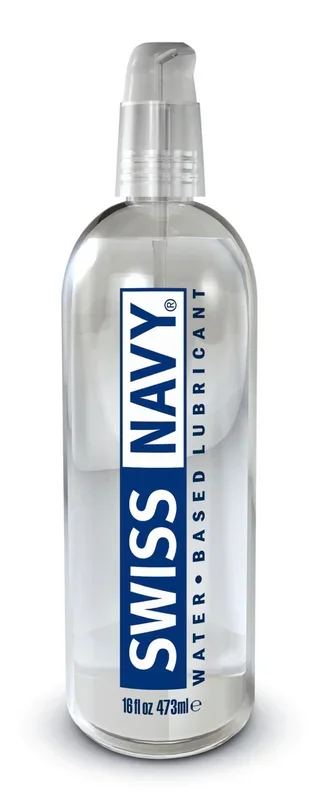 Swiss Navy Water Based Lubricant 16 Ounce 473 ml