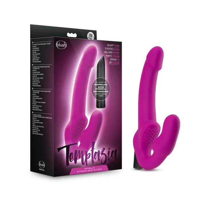 Temptasia – Estella – Strapless Silicone Dong – Pink