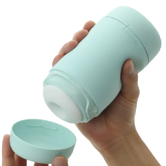 Tenga Puffy Discreet Ultra Soft Beaded Masturbator – Mint Green