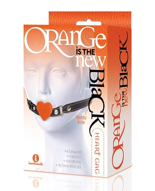 The 9’s Orange Is The New Black Silicone Heart Gag