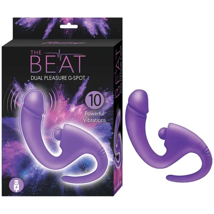 The Beat Dual Pleasure G-Spot Vibrator Purple
