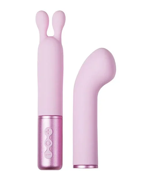 The Naughty Collection Interchangeable Heads Vibrator – Bundle