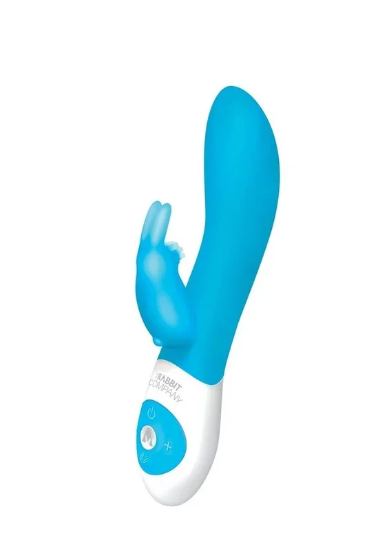 The Rabbit Company The Come Hither Rabbit Rechargeable Silicone G-Spot Vibrator – Blue