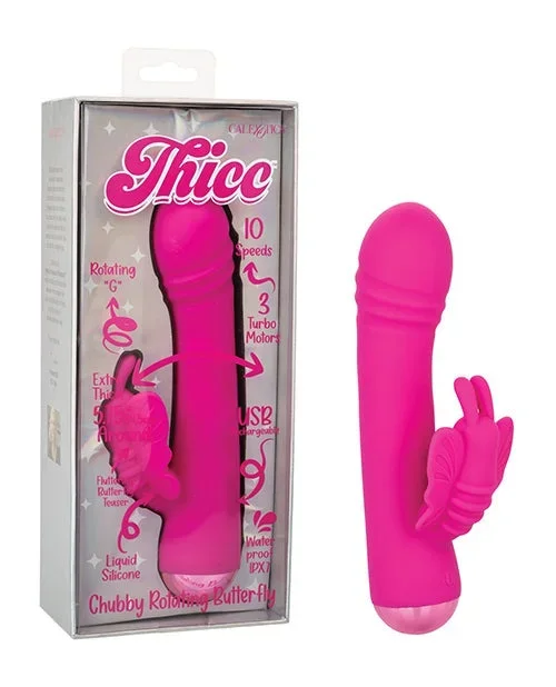 Thicc Chubby Rotating Butterfly – Pink