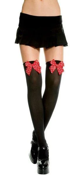 Thigh-High w/ Bow – One Size Available