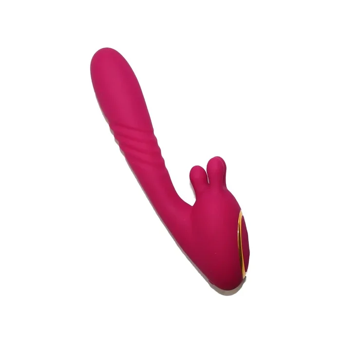 Thrusting & Rotating G-Spot Vibrator – Dual Stimulation Female Masturbator with 360° Rotating Head, 3 Clitoral Massagers, Waterproof Rechargeable Sex Toy with Magnetic Charging