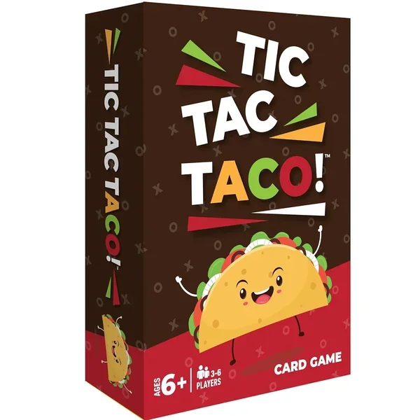 Tic Tac Taco Fun Family Game Night Playing Cards For Kids And Adults, Gifts