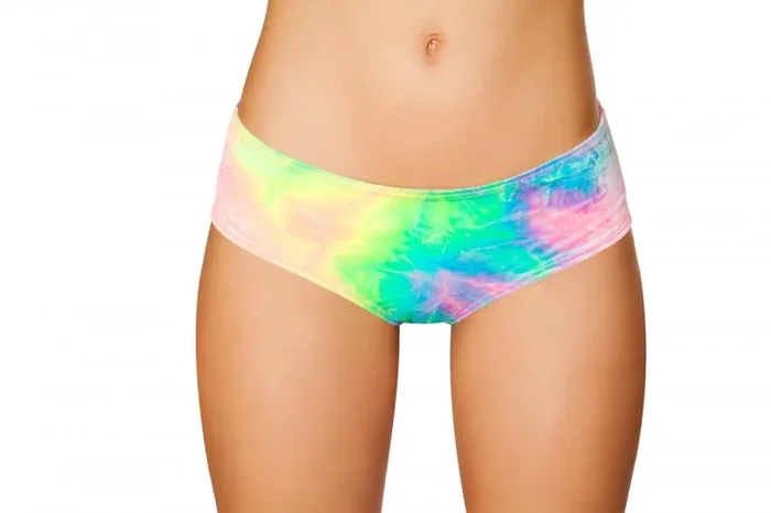 Tie-Dye Velvet No Seam Short