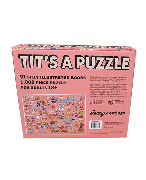 Tit’s A Puzzle 1000 Piece Boob Themed Puzzle