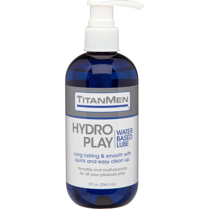 TitanMen Hydro Play Water Based Lubricant 240ml Pump Bottle