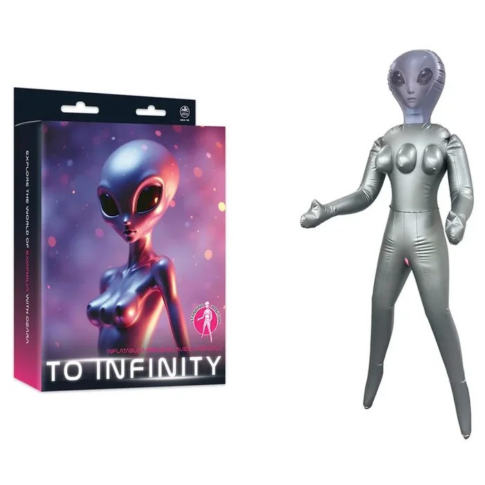 To Infinity – Silver Inflatable Alien Love Doll