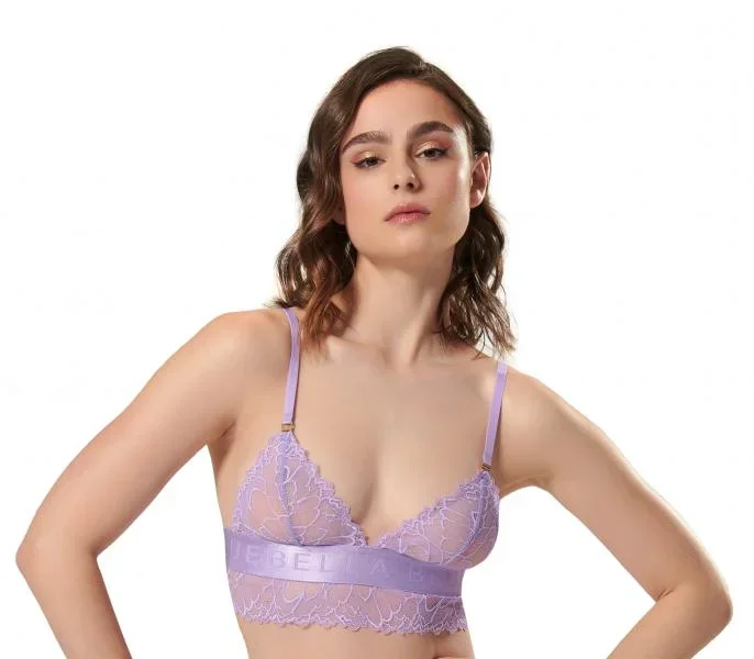 Tori Soft Bralette – Purple Rose –