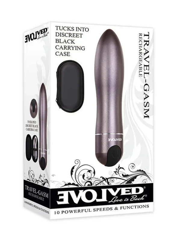 Travel Gasm Rechargeable Bullet Gun Metal