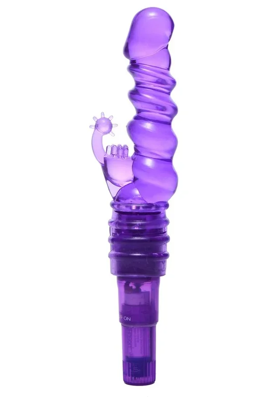 Trinity Vibes Royal Rocket Ribbed Rabbit Vibrator