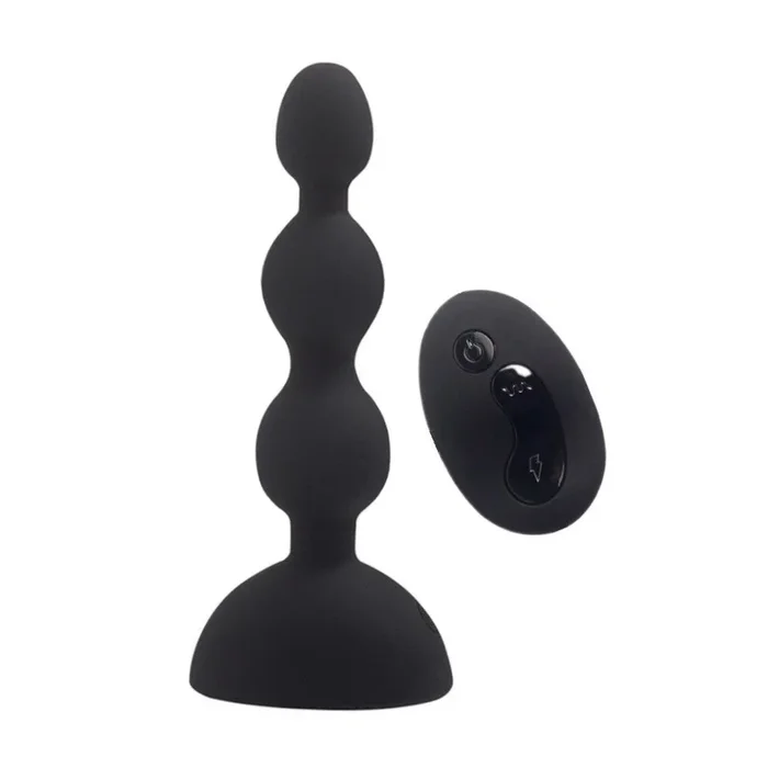Triple Pleasure Bead Anal Vibration Plug