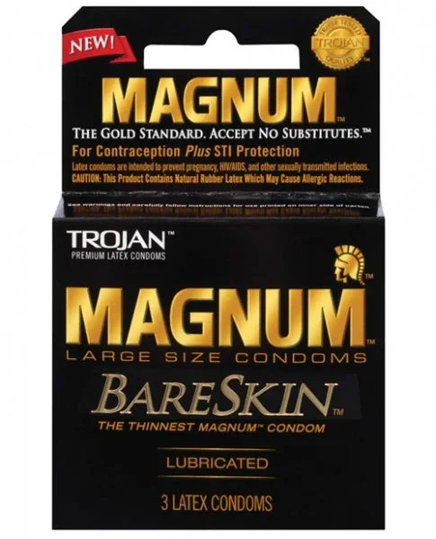 Trojan Magnum Bareskin Condoms – Pack of 3