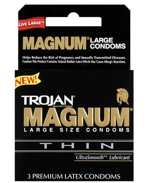 Trojan Magnum Thin Condoms – Box Of 3