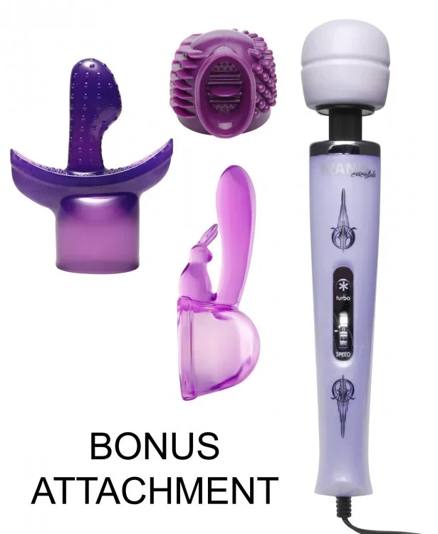 Turbo Pearl Purple Pleasure Wand Kit