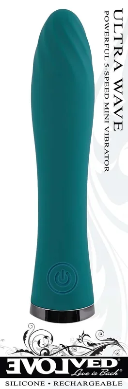 Ultra Wave – Teal Powerful Mini Vibrator