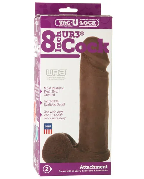 Vac-U-Lock 8″ ULTRASKYN Cock Attch. – Black