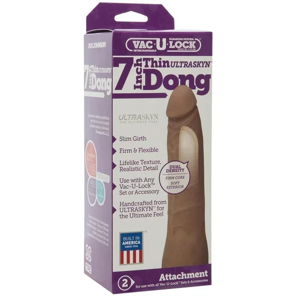 Vac-U-Lock Ultraskyn Thin Dildo