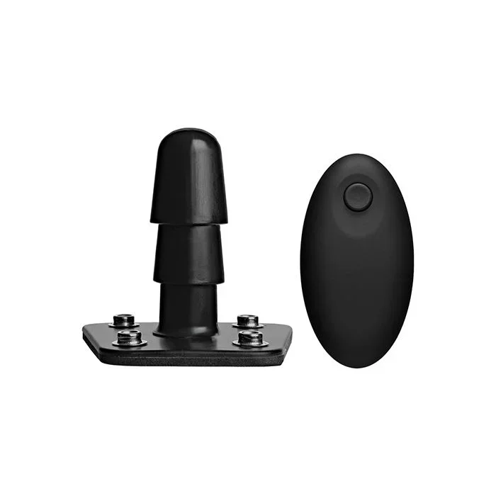 Vac-U-Lock Vibrating Dual Density ULTRASKYN Set w/Wireless Remote – Caramel