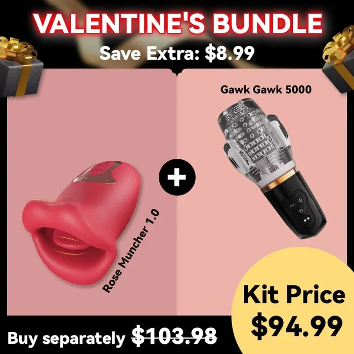 [Valentine’s Special] Save $8.99! – Gawk Gawk 5000 Blowjob Stroker & Rose Muncher 1.0