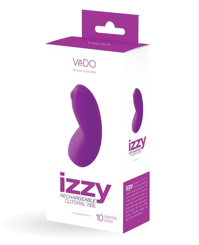 VeDO Izzy Rechargeable Clitoral Vibe – Violet Vixen