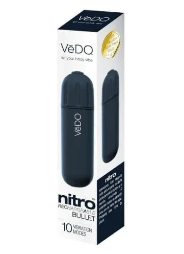 VeDo Nitro Bullet Vibrator 3.25 inch Black