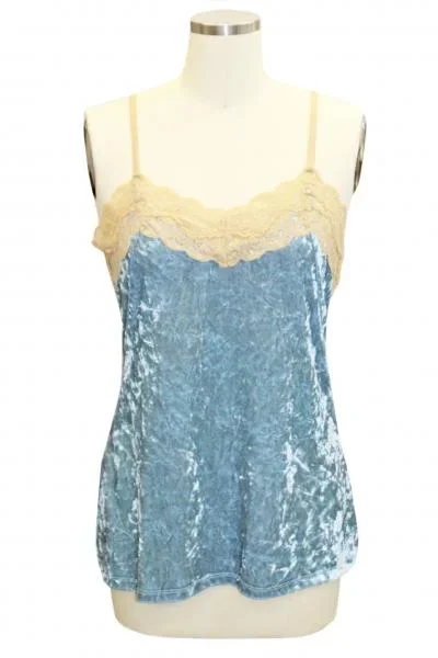 Velvet Dreams Cami – Ocean Teal –