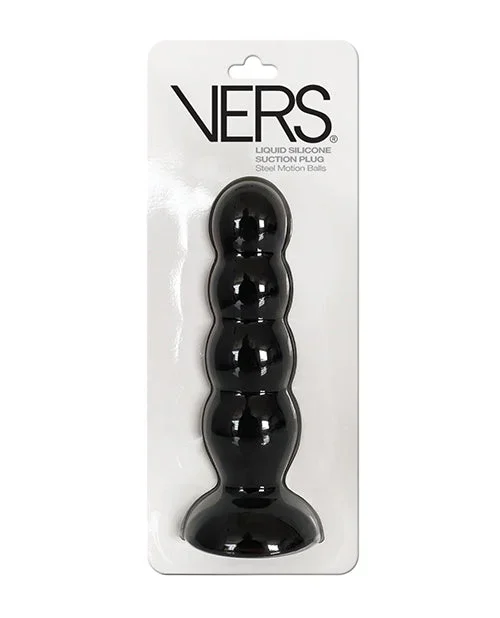 VERS Liquid Silicone Suction Plug – Black