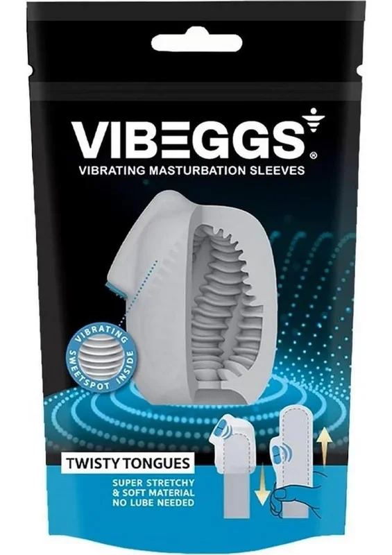 Vibeggs Twisty Tongues Unisex Masturbation Egg