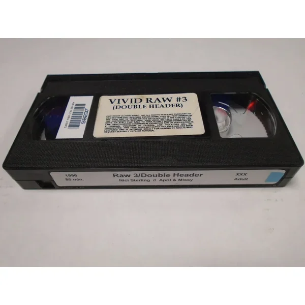 Vivid Raw #3 Nici Sterling April Missy 1996 80mins Adult VHS 012419AMP2