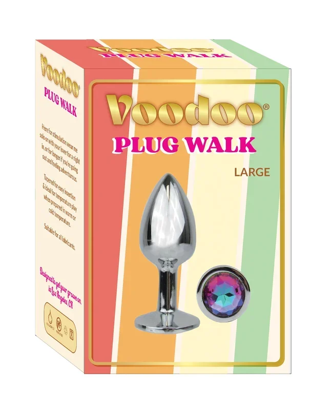 Voodoo Walk Large Metal Plug – Silver